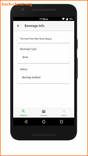 Search Vegan Wine/Beer - BevVeg screenshot