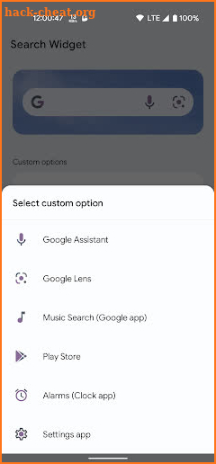 Search Widget (Material You) screenshot