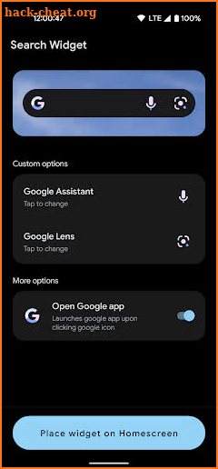 Search Widget (Material You) screenshot