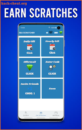 SeaScratcher - Earn Money screenshot