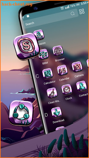 Seashore Road Theme Launcher screenshot