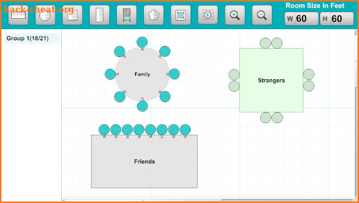 Seating Arrangement screenshot