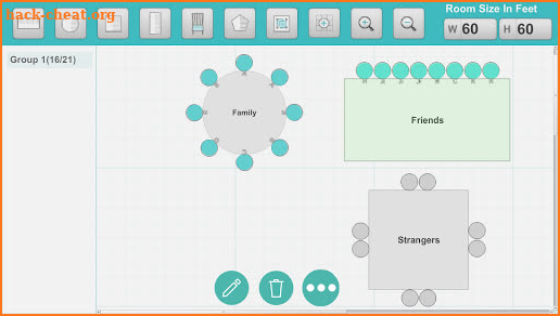 Seating Arrangement screenshot