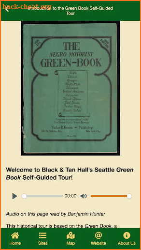 Seattle Green Book Tour screenshot