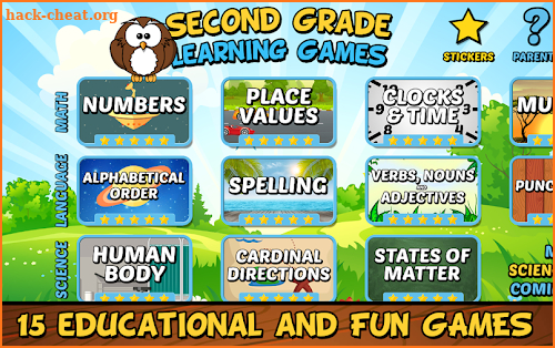 Second Grade Learning Games screenshot