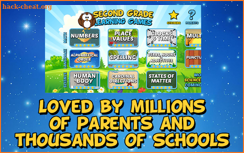 Second Grade Learning Games screenshot