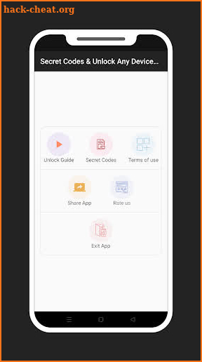 Secret Codes &Unlock any device Guide screenshot