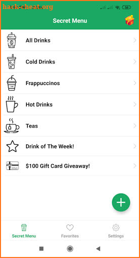 Secret Menu for Starbucks -VIP screenshot