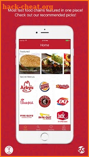 Secret Menus - Fast food menus screenshot