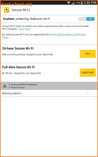 Secure WiFi screenshot