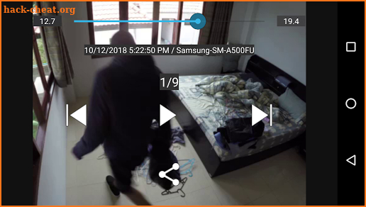 Security camera for smartphones, Lexis Cam screenshot