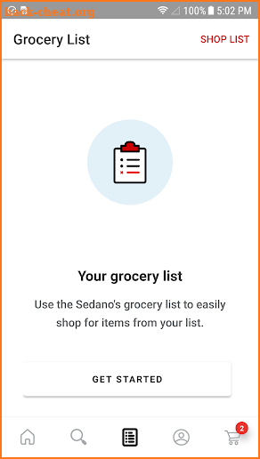 Sedano’s Online screenshot