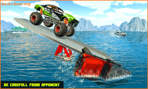 SeeSaw Ramp Car Balance Driving Challenge screenshot