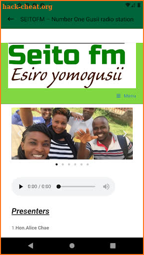 Seito Fm 100.3 App:Esiro Y'Omogusii screenshot