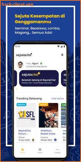 SejutaCita - Event dan Produktivitas Anak Muda screenshot