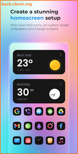 Selene Noir - Dark Icon Pack screenshot