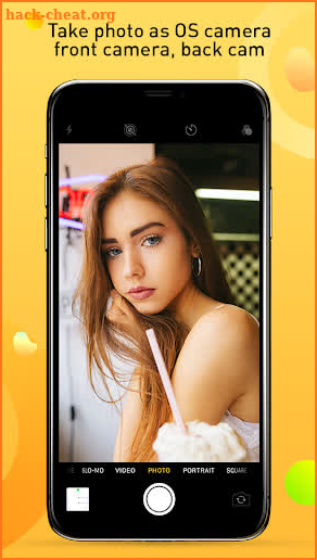 Selfie Camera iPhone X - OS 12 Camera screenshot