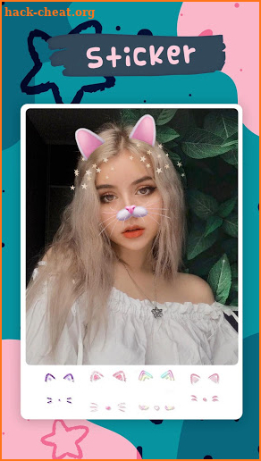 Selfie Sticker Beauty - Selfie Candy Camera screenshot