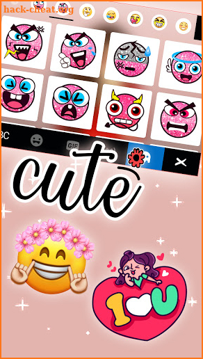 Selfie US Girl Keyboard Background screenshot