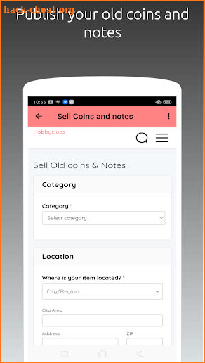 Sell old coins and notes screenshot