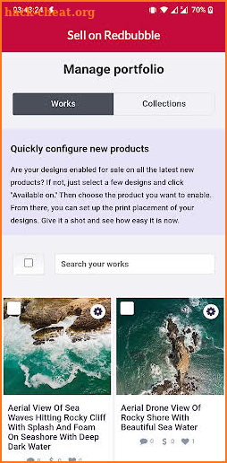 Sell on Redbubble Pro screenshot