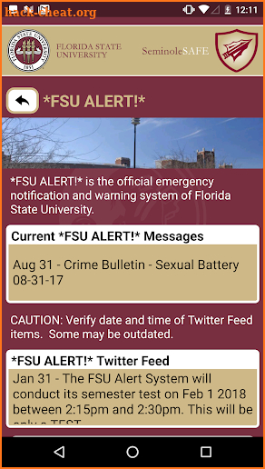 SeminoleSAFE screenshot