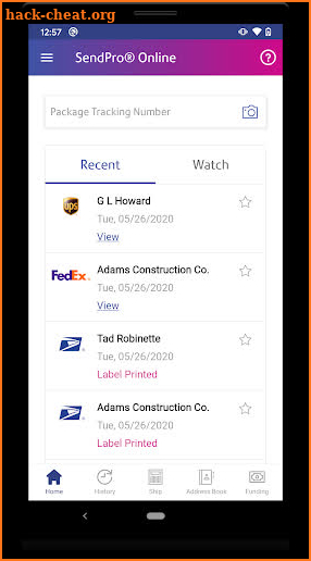 SendPro® Online screenshot