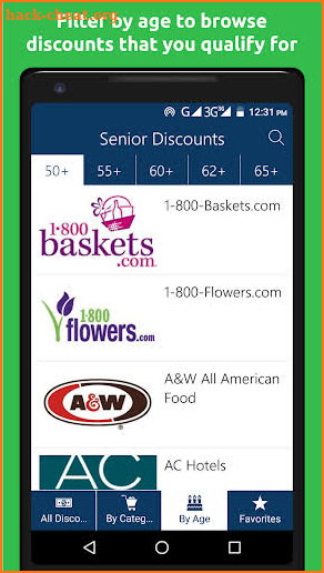 Senior Discounts + Coupons screenshot