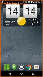 Sense Flip Clock & Weather Pro screenshot