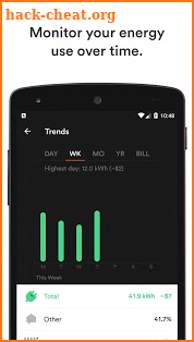 Sense Home Energy Monitor screenshot