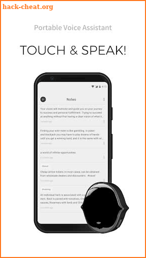 Senstone Portable Voice Assistant screenshot