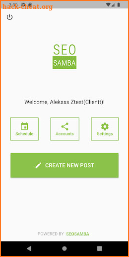 SeoSamba Social Media Marketing & Posting App screenshot