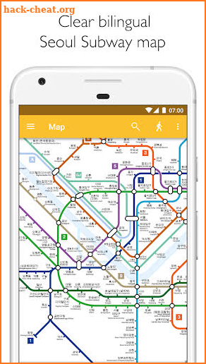 Seoul Subway – Metro map and route planner screenshot