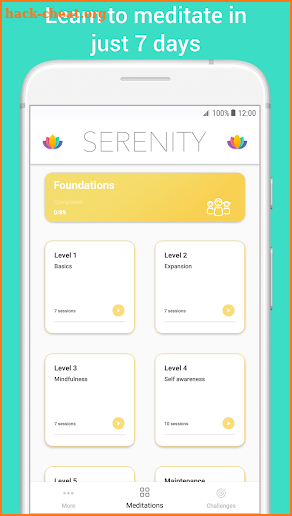 Serenity: Guided Meditation screenshot