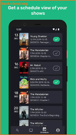 Series Addict - TV Show Tracker & Episode Notifier screenshot