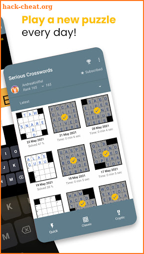 Serious Crosswords - daily screenshot