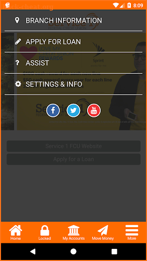 Service 1 Federal Credit Union screenshot