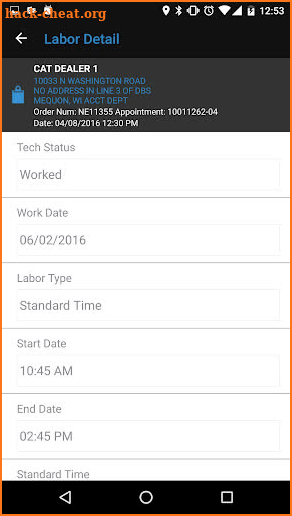 Service Pro Mobile 2.13 screenshot