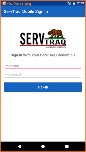 ServTraq screenshot