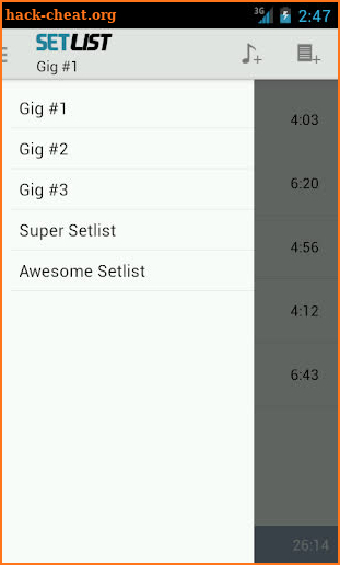 Setlist Pro screenshot