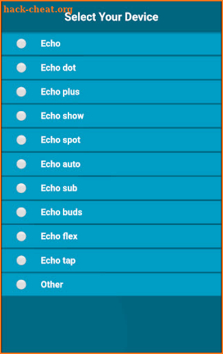 Setup Echo Dot Alexa App screenshot