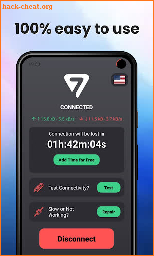 Seven VPN screenshot