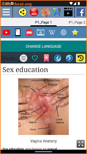 Sex education and Anatomy screenshot