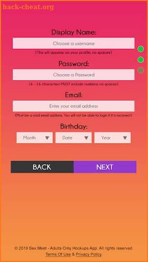 Sex.Meet Dating - Local Adults Only Hookup App screenshot