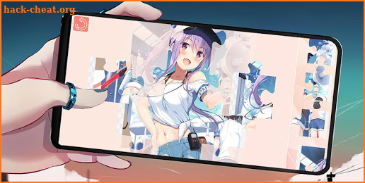 Sexy Anime Girl Puzzle screenshot