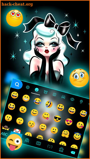 Sexy Girl Keyboard Theme screenshot