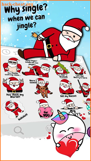 Sexy Santa Claus Emoji Stickers screenshot