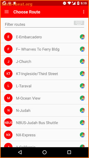 SF Muni Live screenshot