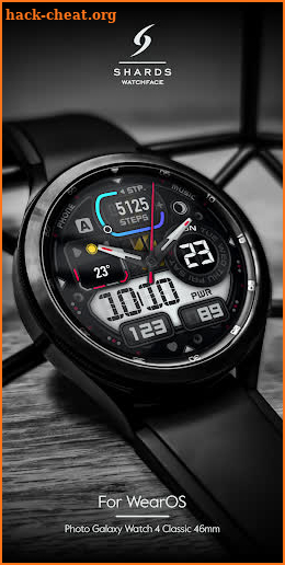 SH019 Watch Face, WearOS watch screenshot