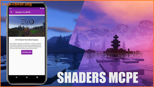 Shaders for Minecraft PE screenshot